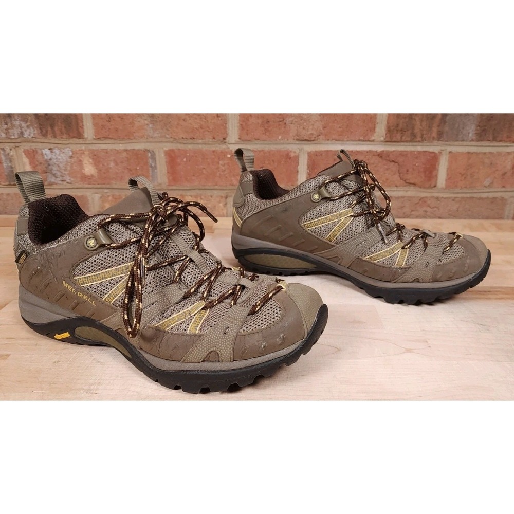 Merrell Siren Sport GoreTex XCR Brindle Hiking‎ Women Size 8 EUR 38.5 Vibram